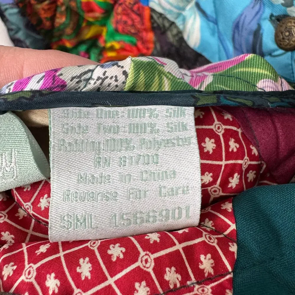 220 Hickory Silk Patchwork Reversible Jacket